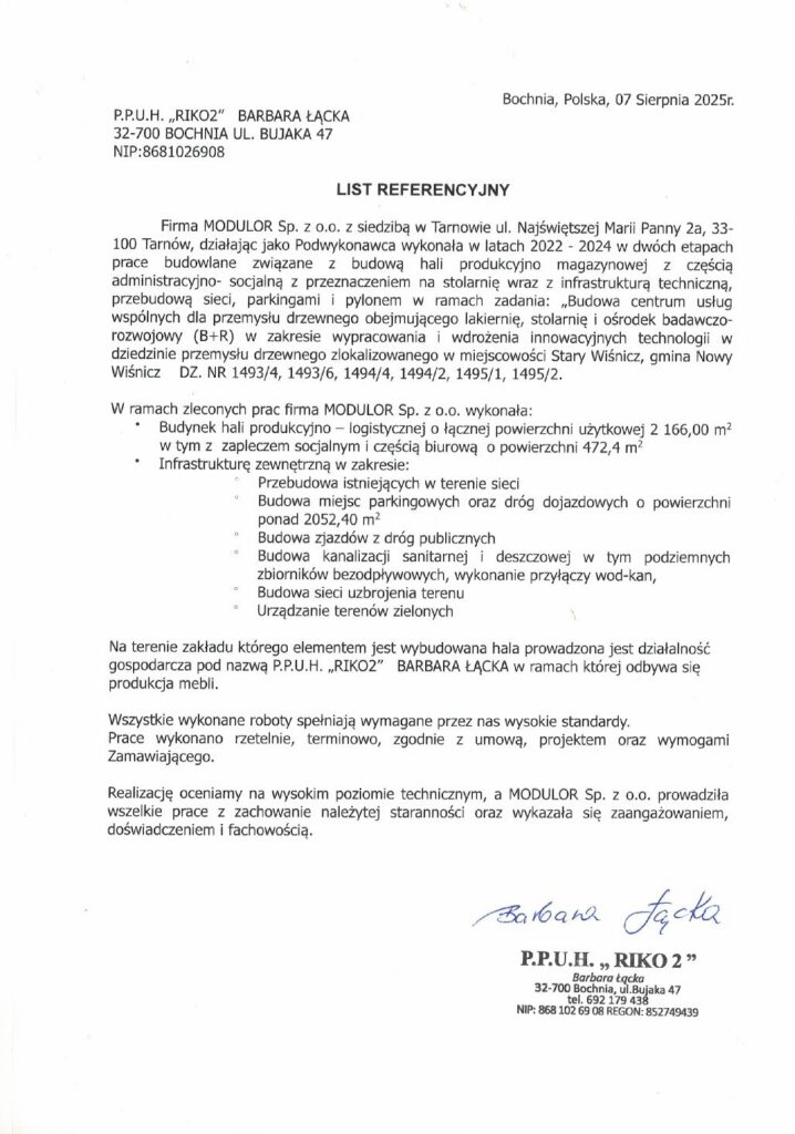 Referencje: 2025 Stary wiśnicz bez kwoty